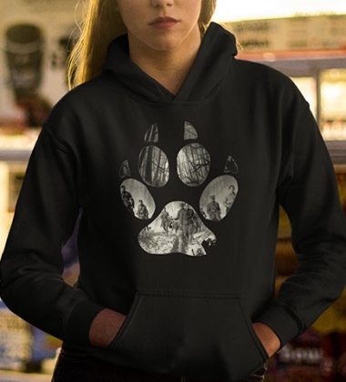 Damska bluza z kapturem ŻOŁNIERZE WYKLĘCI 2